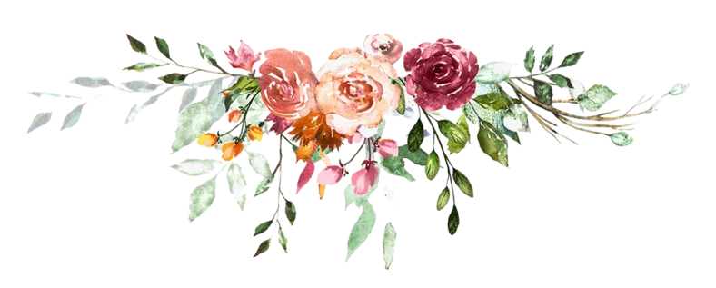 floral footer